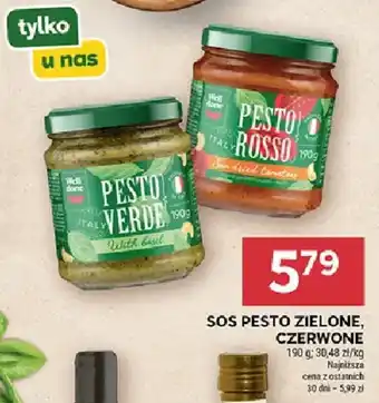 Sos pesto zielone, czerwone