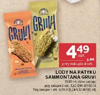 Stokrotka Lody na patyku sammontana gruvi oferta