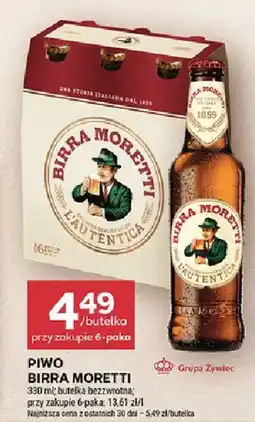Stokrotka Piwo birra moretti grupa żywiec oferta
