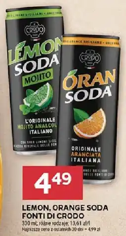 Stokrotka Lemon, orange soda fonti di crodo oferta