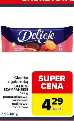 Globi Ciastka z galaretką Delicje Szampańskie morelowe oferta