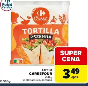 Globi Tortilla pszenna Carrefour Classic oferta