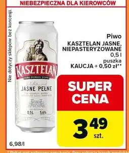 Carrefour Express Piwo Kasztelan Jasne Niepasteryzowane oferta