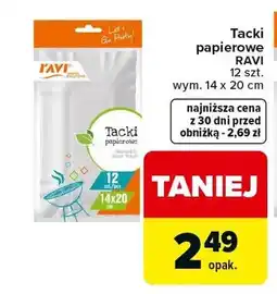 Carrefour Express Tacki papierowe Ravi 14x20cm oferta