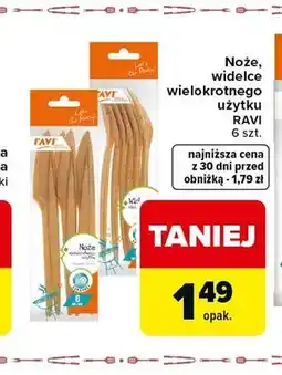 Carrefour Express Noże i widelce wielokrotnego użytku Ravi oferta