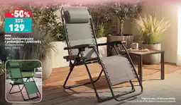 Biedronka MEVEN Fotel wielopozycyjny z podnóżkiem i podstawką oferta