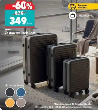 WINGS Zestaw walizek Coot