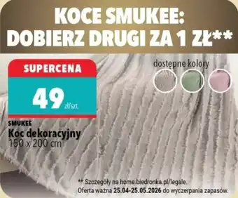 SMUKEE Koc dekoracyjny