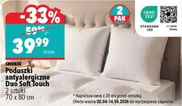 Biedronka SMUKEE Poduszki antyalergiczne Duo Soft Touch oferta