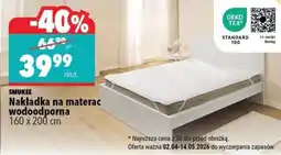 Biedronka SMUKEE Nakładka na materac wodoodporna oferta