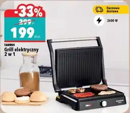 Biedronka TAURUS Grill elektryczny 2 w 1 oferta