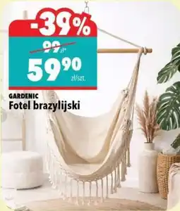Biedronka GARDENIC Fotel brazylijski oferta