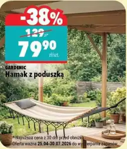 Biedronka GARDENIC Hamak z poduszką oferta