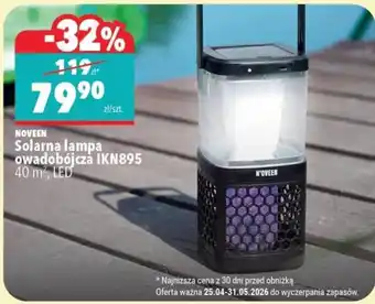 Biedronka NOVEEN Solarna lampa owadobójcza IKN895 oferta