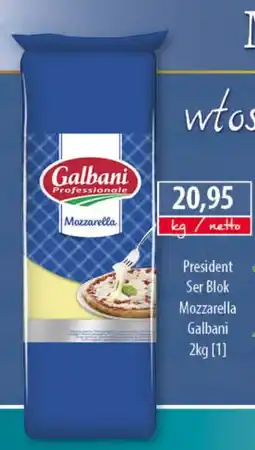DUO-TES President Ser Blok Mozzarella Galbani oferta