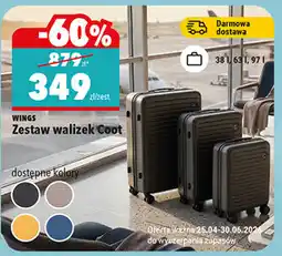 Biedronka Zestaw walizek Coot oferta