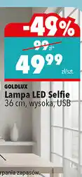 Biedronka Lampa LED Selfie 36 cm, wysoka, USB oferta