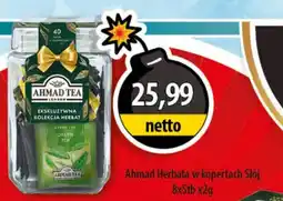 DUO-TES Ahmad Herbata w kopertach Słój oferta
