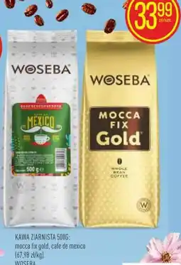 Pokusa KAWA ZIARNISTA 500G: mocca fix gold, cafe de mexico (67,98 zł/kg) WOSEBA oferta