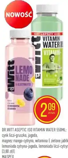 Pokusa DR.WITT ASEPTIC ISO VITAMIN WATER 550ML: oferta
