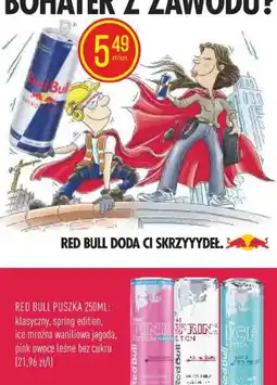 Pokusa RED BULL PUSZKA 250ML: oferta