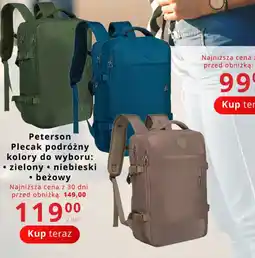 Poczta Polska Peterson Plecak podróżny oferta