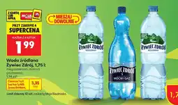 Biedronka Woda źródlana mocno gazowana Żywiec Zdrój oferta