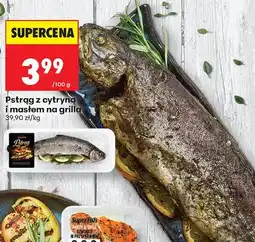 Biedronka Pstrąg z cytryną i masłem na grilla Petros oferta
