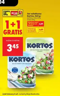 Biedronka Ser sałatkowy Kortos naturalny oferta