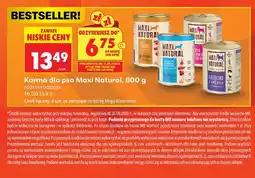 Biedronka Karma dla psa Maxi Natural oferta