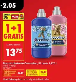 Biedronka Płyn do płukania Coccolino Perfume & Care oferta
