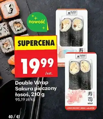 Biedronka Double Wrap Sakura pieczony łosoś oferta