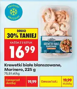 Biedronka Krewetki białe blanszowane Marinero oferta