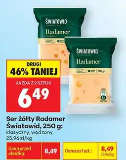 Biedronka Ser żółty Radamer Światowid klasyczny oferta