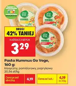 Biedronka Hummus klasyczny Go Vege oferta