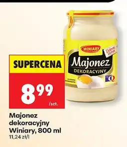Biedronka Majonez dekoracyjny Winiary oferta