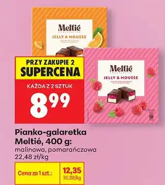 Biedronka Pianko-galaretka Meltié malinowa oferta