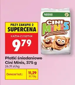 Biedronka Płatki śniadaniowe Cini Minis Nestlé oferta