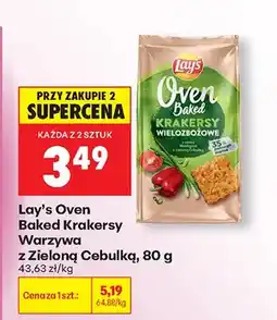 Biedronka Krakersy wielozbożowe Lay's Oven Baked Warzywa z Zieloną Cebulką oferta