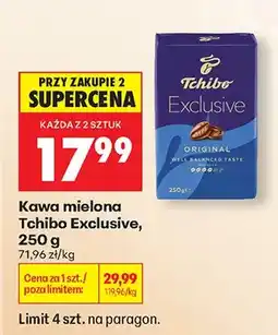 Biedronka Kawa mielona Tchibo Exclusive Original oferta