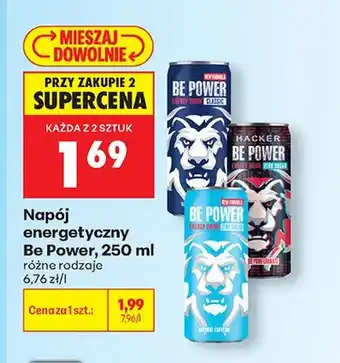 Biedronka Napój energetyczny Be Power Classic oferta