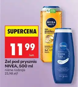 Biedronka Żel pod prysznic NIVEA oferta