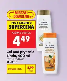 Biedronka Żel pod prysznic Linda oferta