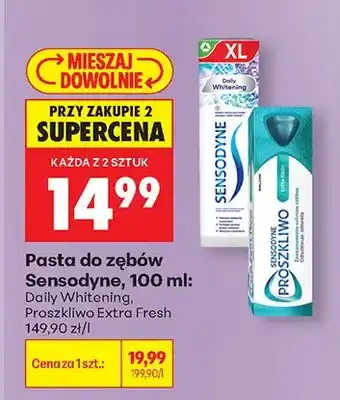 Biedronka Pasta do zębów Sensodyne Daily Whitening oferta