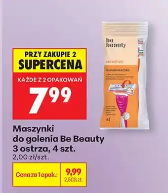Biedronka Maszynki do golenia Be Beauty 3 ostrza oferta