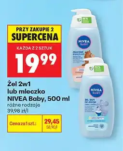 Biedronka Żel 2w1 do mycia Nivea Baby oferta