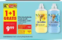 Biedronka Płyn do płukania Coccolino fresh & soft Happy Yellow oferta