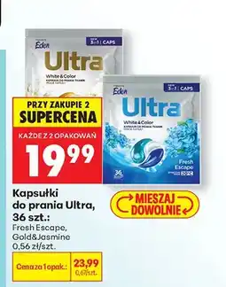 Biedronka Kapsułki do prania Ultra White & Color Fresh Escape 3in1 Caps oferta