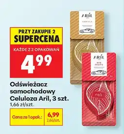 Biedronka Odświeżacz samochodowy celuloza Aril Vanilla oferta