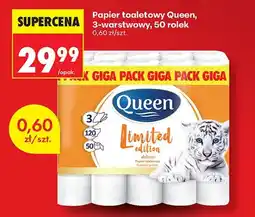 Biedronka Papier toaletowy Queen 3-warstwowy oferta
